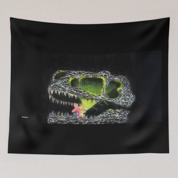 Artikelvorschau, Dinosaurier, Skelett, Totenkopf OriginalArtwork entworfen und verkauft von Natilda-blabla.