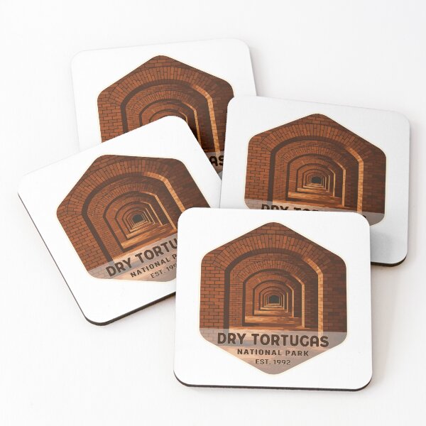Item preview, Dry Tortugas National Park Retro Island Sticker designed and sold by Ismeal Von.