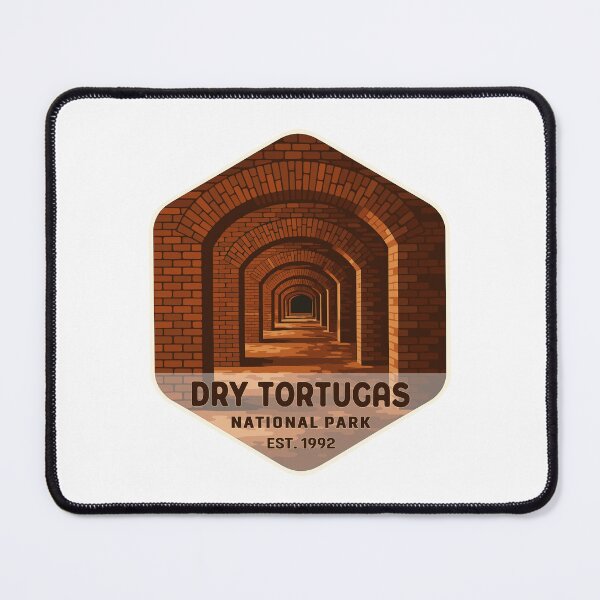 Item preview, Dry Tortugas National Park Retro Island Sticker designed and sold by Ismeal Von.