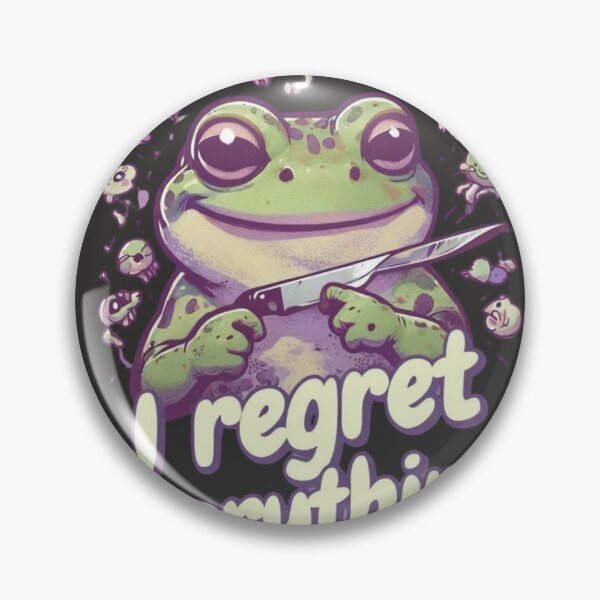 Item preview, Regretful Frog Vibes designed and sold by Imaginarium of Chaos falcon88 .