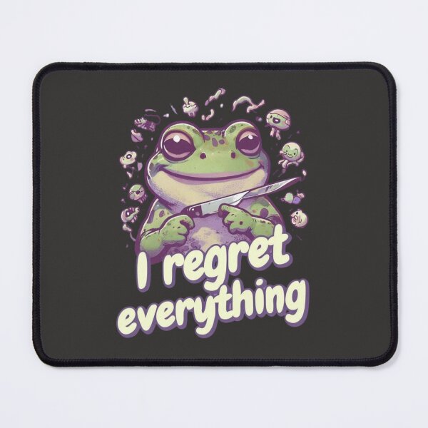 Item preview, Regretful Frog Vibes designed and sold by Imaginarium of Chaos falcon88 .