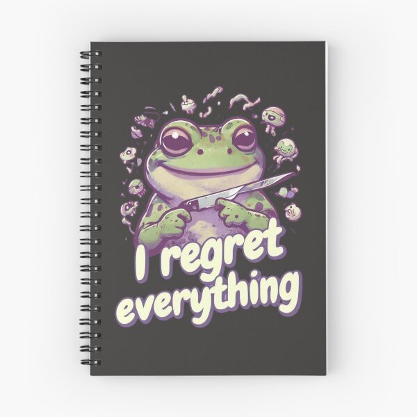 Item preview, Regretful Frog Vibes designed and sold by Imaginarium of Chaos falcon88 .
