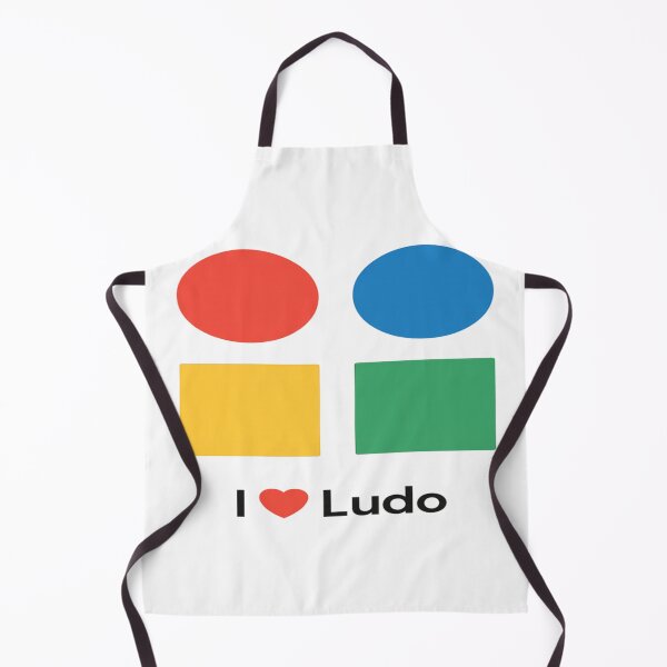 Item preview, Arte minimalista del juego de mesa Ludo: Me encantan las figuras en rojo, azul, amarillo y verde designed and sold by TulipsArtDesigns .