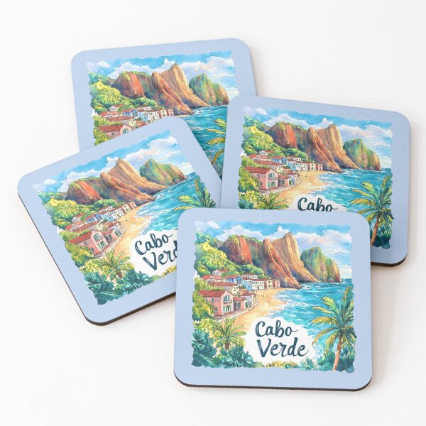 Item preview, Cabo Verde Island Landscape designed and sold by Myra365Art.
