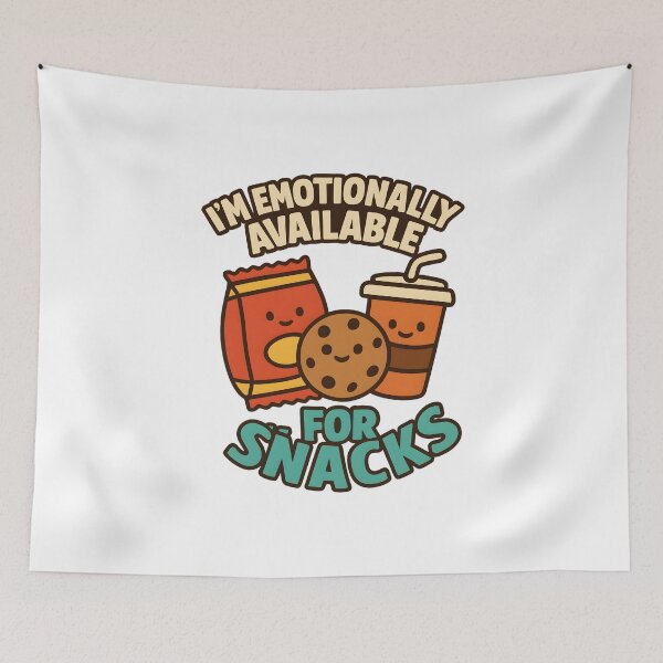 Item preview, Snack Lover's Confession – Emotionally Available designed and sold by inkNext.
