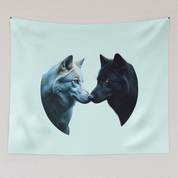 Item preview, Black and White Wolfs designed and sold by Aise06.