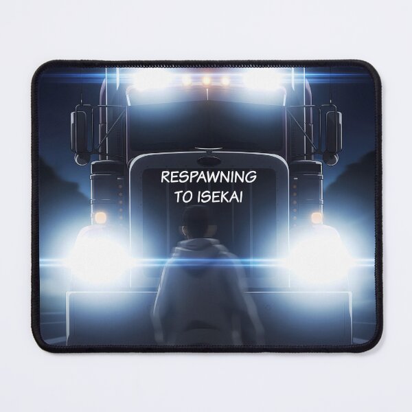Item preview, Respawning to Isekai - Truck-kun Meme Anime Design designed and sold by Born to Isekai.