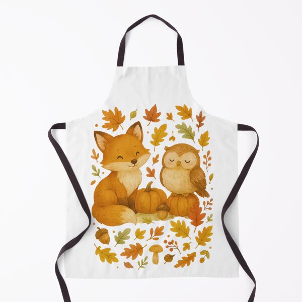 Item preview, Fall Fox Owl Pumpkins Autumn Vibes designed and sold by JerdbordinShop.