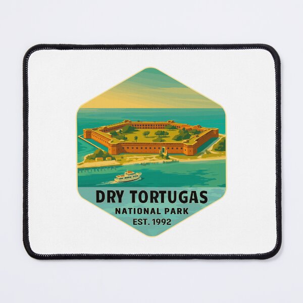 Item preview, Dry Tortugas National Park Retro Island Sticker designed and sold by Ismeal Von.