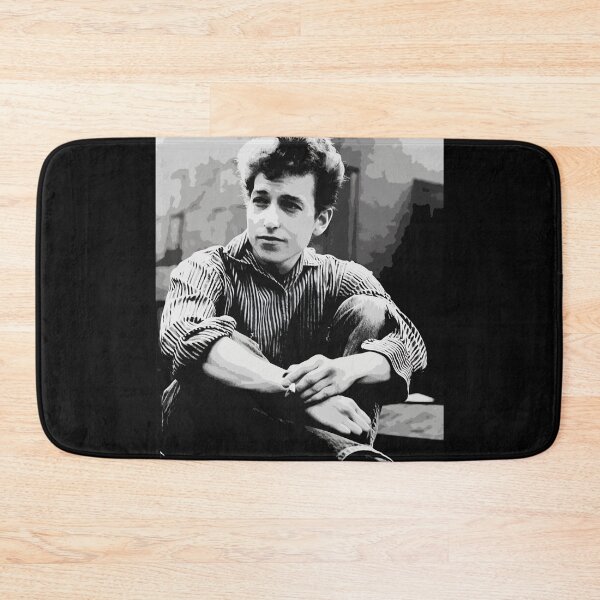 Item preview, B Dylan Monochrome Classic Folk Portrait Vintage Black & White Style designed and sold by JayceTucker89.