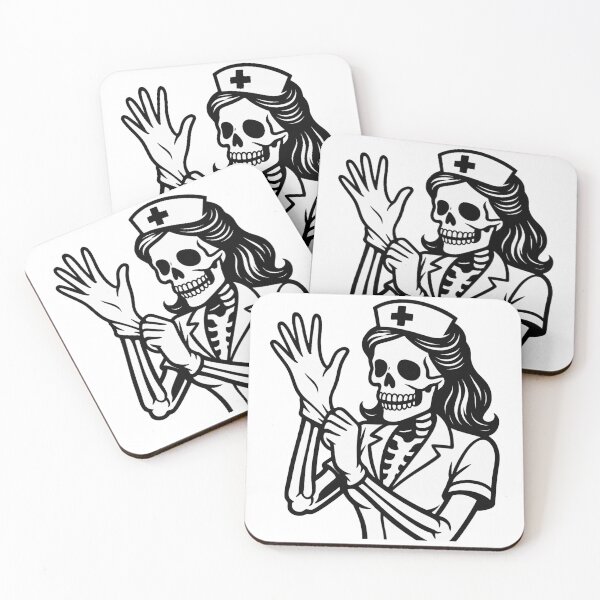 Item preview, Nurse Skeleton designed and sold by Paulalala.