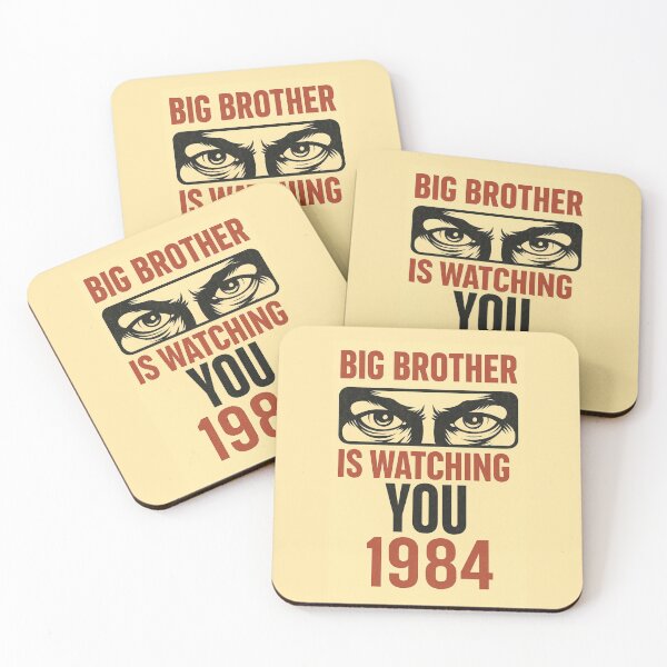 Item preview, BIG BROTHER IS WATCHING 1984 designed and sold by TheWonkyEaselCo.