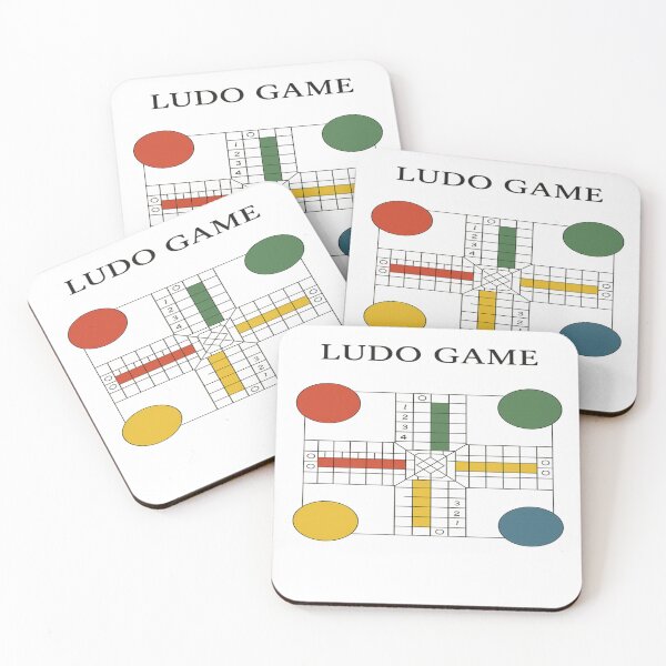 Item preview, Vintage Ludo Game Board .Colorful Patent Art Style | Classic Board Game Poster Design designed and sold by TulipsArtDesigns .