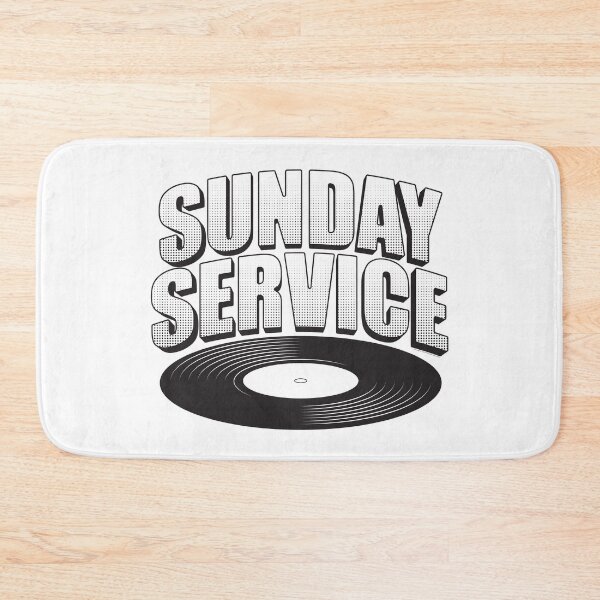 Item preview, Sunday Service Vinyl – Retro DJ Record Music Design designed and sold by TipTop GFX.