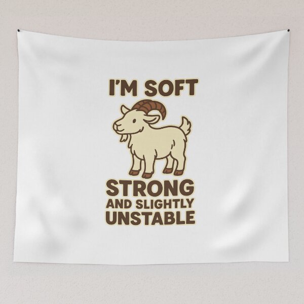 Item preview, Soft but Unstable – Kawaii Cloud Mood Design designed and sold by inkNext.