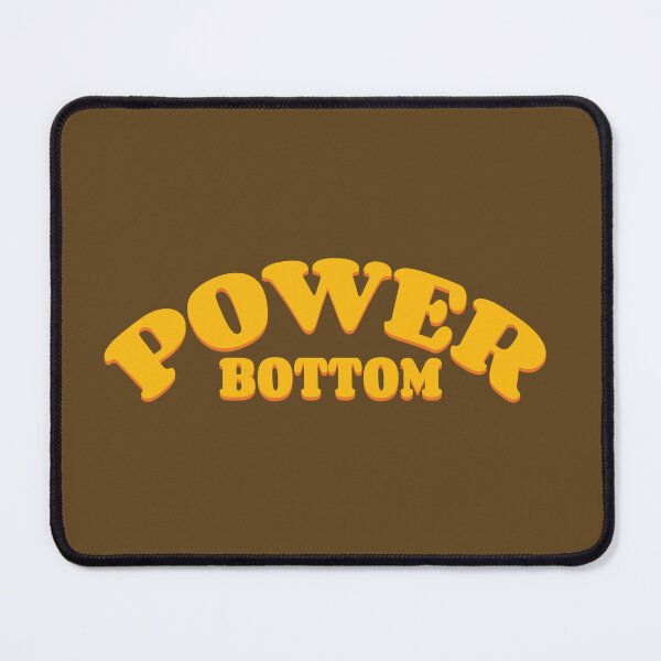 Item preview, Power Bottom in 70's retro style designed and sold by gayishdesign.