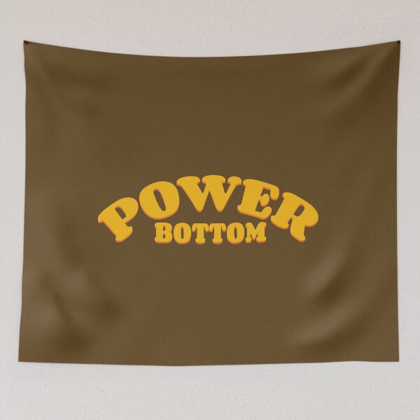Item preview, Power Bottom in 70's retro style designed and sold by gayishdesign.