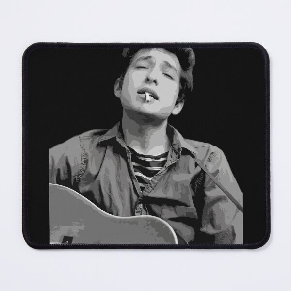 Item preview, B Dylan With Guitar | Rebel Soul in Black & White designed and sold by JayceTucker89.