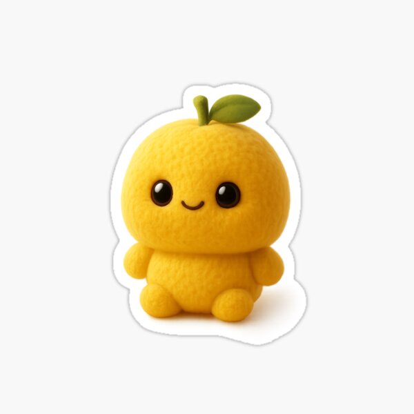Item preview, Cute Yuzu Squooshie Plush Toy designed and sold by Moons Studio.