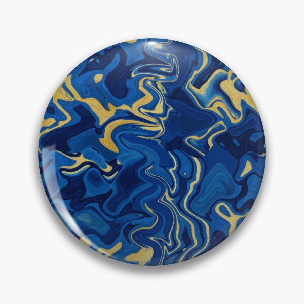 Item preview, Olas de azul y oro designed and sold by Sigtrix.