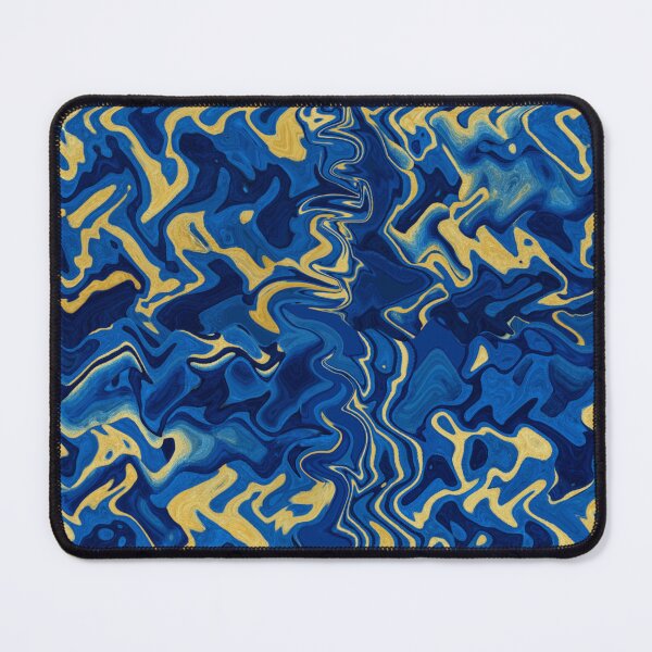 Item preview, Waves of blue and gold designed and sold by Sigtrix.