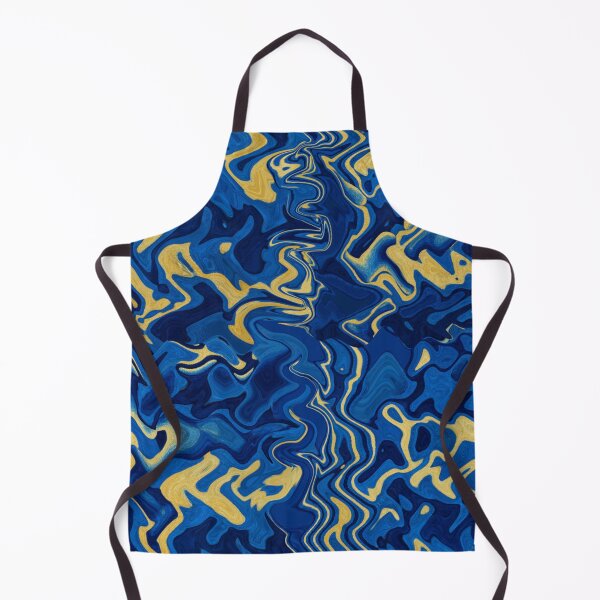 Item preview, Waves of blue and gold designed and sold by Sigtrix.
