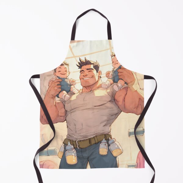 Item preview, Strongest Dad in the Gym – Anime Style Design designed and sold by AI-Only Creations.