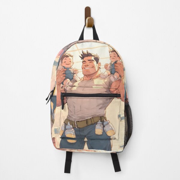Item preview, Strongest Dad in the Gym – Anime Style Design designed and sold by AI-Only Creations.