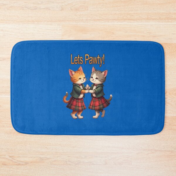 Item preview, Lets Pawty Orange Cats Dancing Ceilidh Celebration designed and sold by taiche.