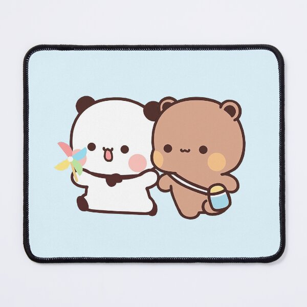 Item preview, Bubu and Dudu HIking 3D | Cute Bear Couple | Panda Yier | Bubu Brownie Bear designed and sold by valeriehsin.