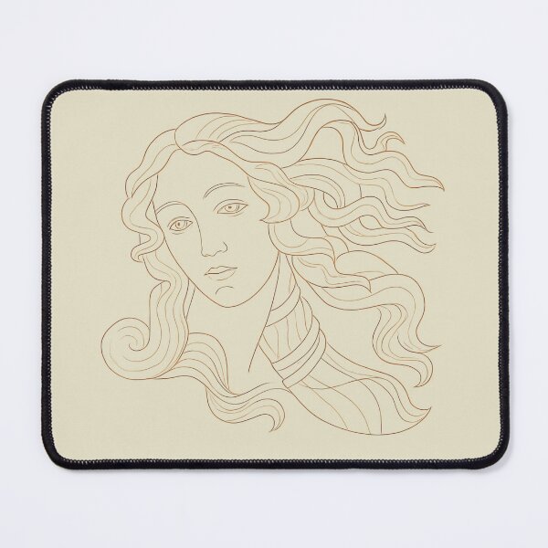 Item preview, The Birth of Venus – Botticelli Line Art Tribute designed and sold by Broken Minimalister.