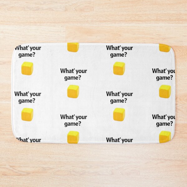 Item preview, What’s Your Game? Bold Ludo Token Design , Retro Board Game Quote Graphic designed and sold by TulipsArtDesigns .