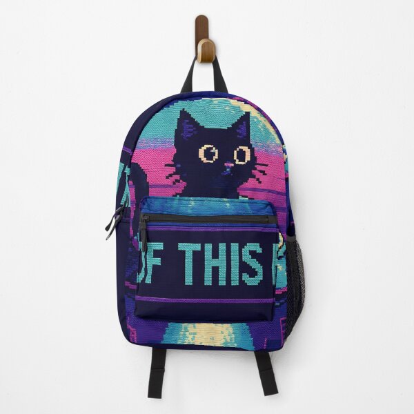 Item preview, Retro Pixel Alien Cat Abduction designed and sold by SassyArtistry.
