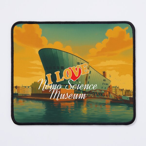 Item preview, AMSTERDAM - NEMO SCIENCE MUSEUM Vintage Greeting Poster Art designed and sold by Earth Celebration Designs.