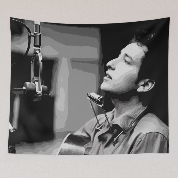Item preview, B Dylan | Echoes of a Harmonica Soul – Vintage Mic Session Art designed and sold by JayceTucker89.