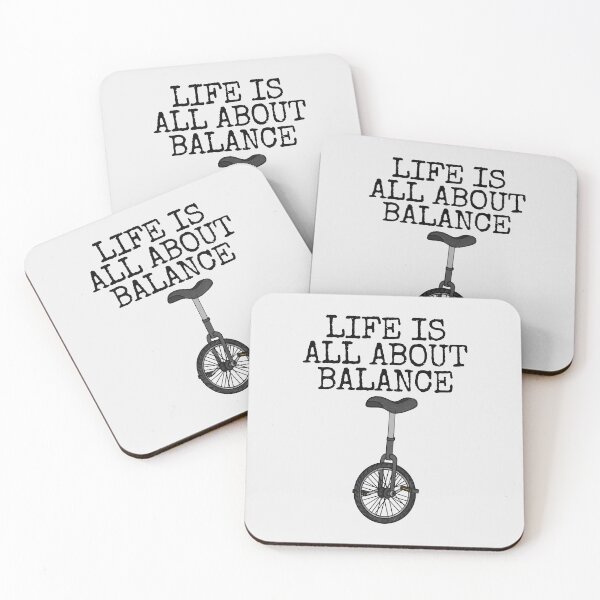 Item preview, Unicycle, Life Is All About Balance, Unicyclist Funny designed and sold by doodlerob.