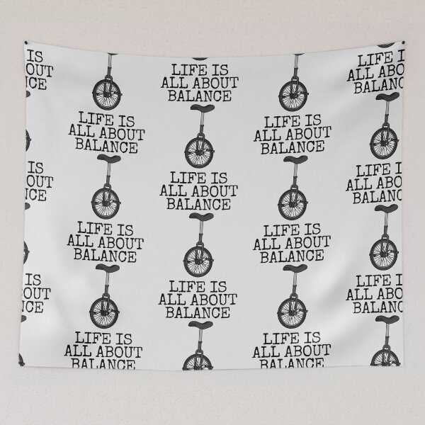 Item preview, Unicycle, Life Is All About Balance, Unicyclist Funny designed and sold by doodlerob.