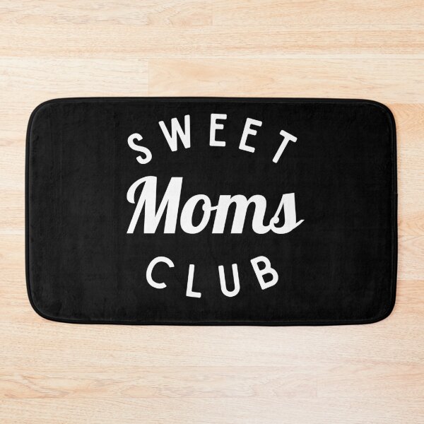 Artikelvorschau, Sweet Moms Club Shirt, Neues Mutter Shirt entworfen und verkauft von Sleepy Cat Design.