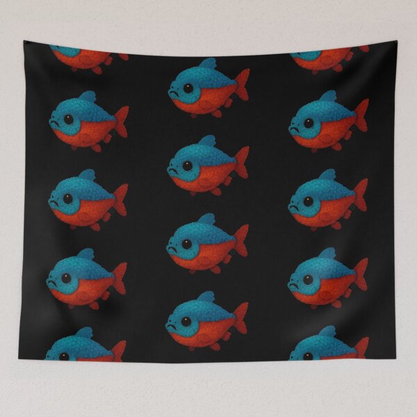 Item preview, Neon Tetra Fish - Chunky Style - Amazon Fish - Cardinal Tetra designed and sold by Kabuji Store.