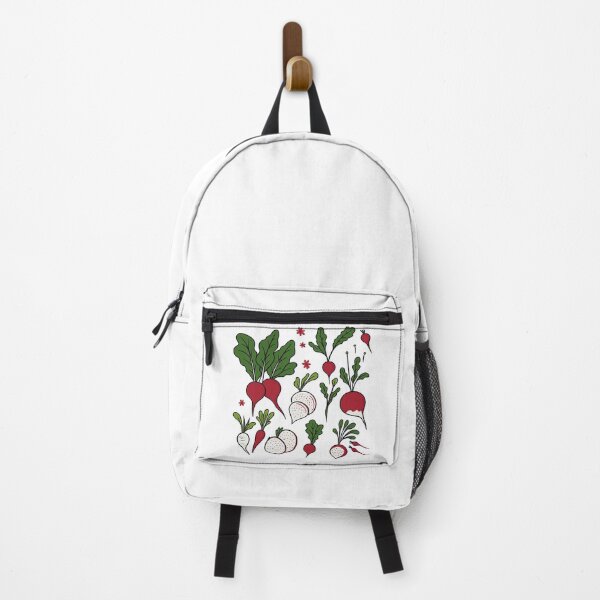 Item preview, Radish Garden Harvest Pattern Illustration designed and sold by ArtfulWeave.