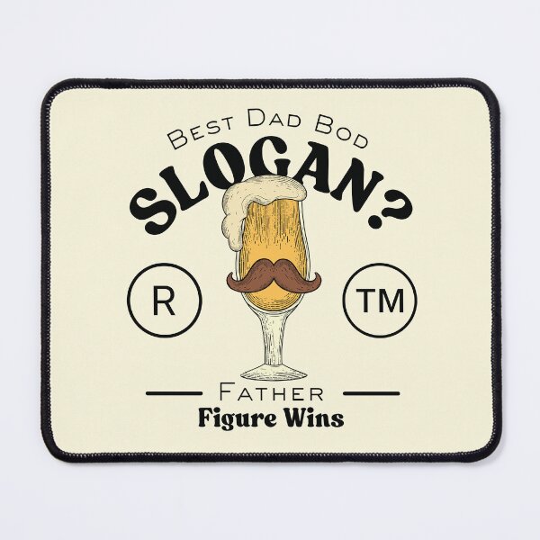 Item preview, Best dad bod slogan ? (it's not a dad bod it's a father figure) designed and sold by Peerless-Prime.
