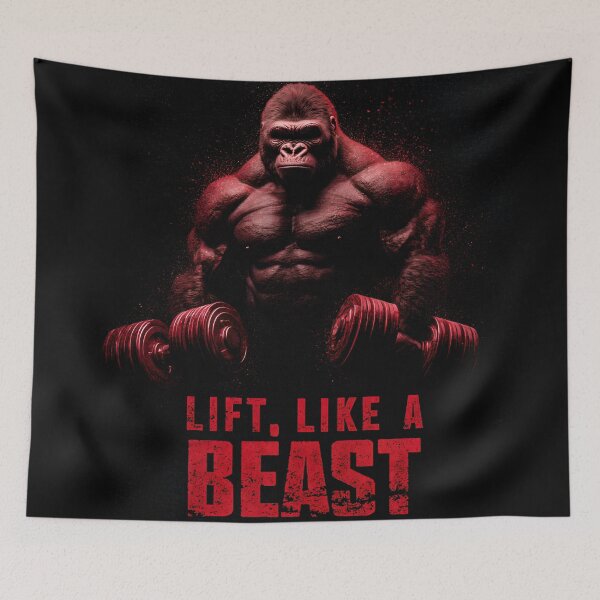 Item preview, Lift Like a Beast – Primal Strength Design designed and sold by AI-Only Creations.