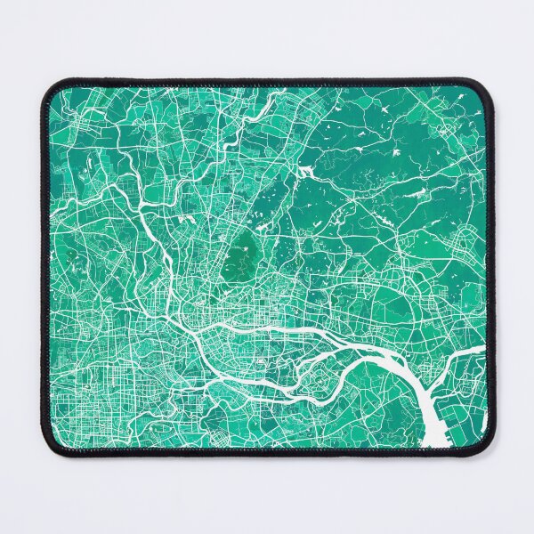 Item preview, Guangzhou City Map of Guangdong, China - Watercolor designed and sold by deMAP.