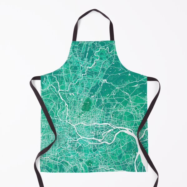 Item preview, Guangzhou City Map of Guangdong, China - Watercolor designed and sold by deMAP.