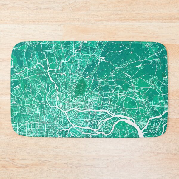 Item preview, Guangzhou City Map of Guangdong, China - Watercolor designed and sold by deMAP.