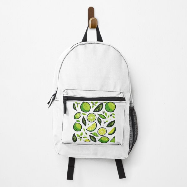 Item preview, Cute Lime Fruit Pattern with Leaves Illustration designed and sold by ArtfulWeave.