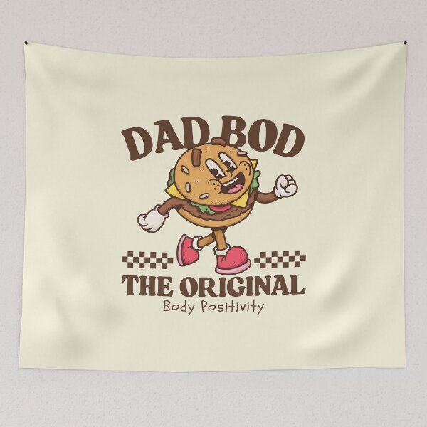 Item preview, Dad bod: the original body positivity (it's not a dad bod it's a father figure) designed and sold by Peerless-Prime.