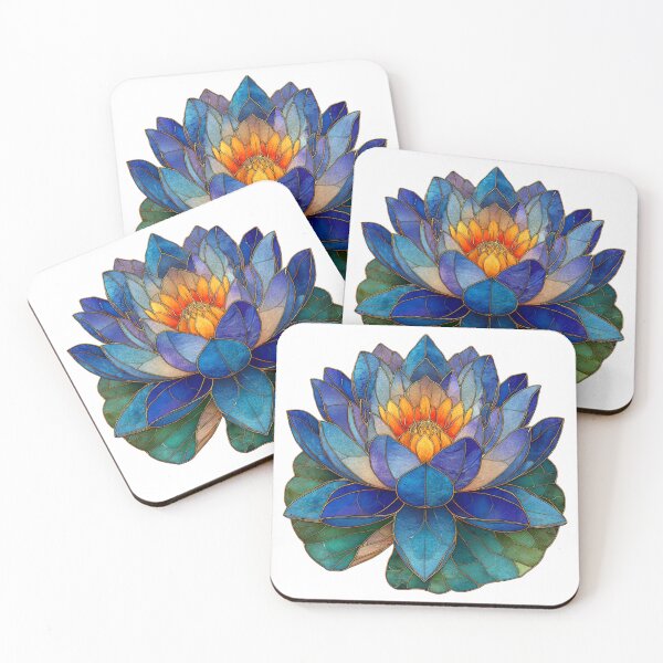Item preview, Stained glass Water lily designed and sold by MendaciousMina.