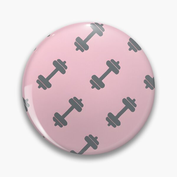 Item preview,  Pink Dumbbell Fitness Pattern designed and sold by SassyArtistry.