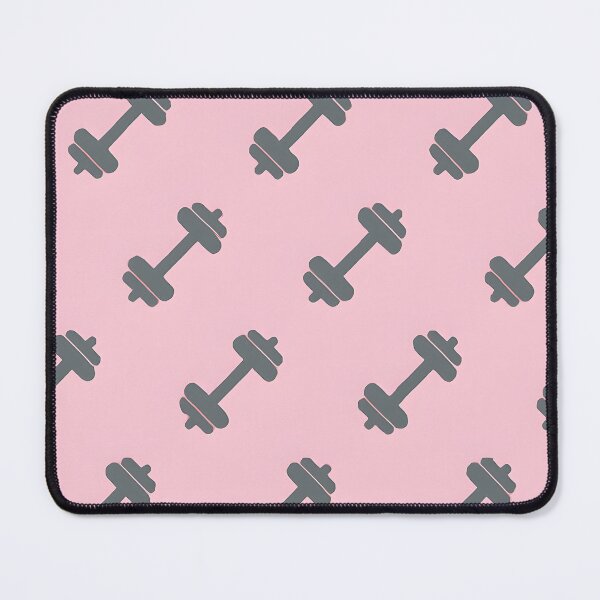 Item preview,  Pink Dumbbell Fitness Pattern designed and sold by SassyArtistry.